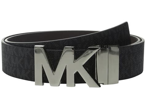 michael kors men's reversible logo buckle belt|Michael Kors belt logo.